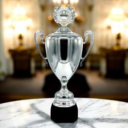 Kingsway Silver Logo Cup With Lid