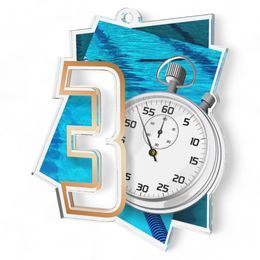 Poznan Swimming Number 3 Medal