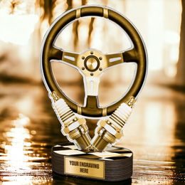 Altus Classic Motor Racing Wheel Trophy