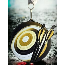 Rincon Classic Archery Black Acrylic Medal