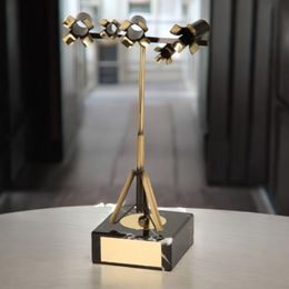 Capra Film Making Lights Handmade Metal Trophy