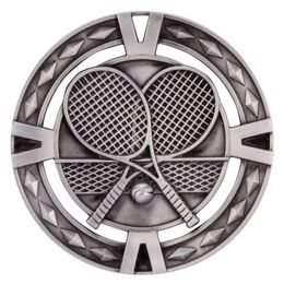 V-Tech Tennis Silver Medal 60mm
