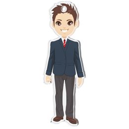 Custom Made Boys School Uniform Acrylic Medal