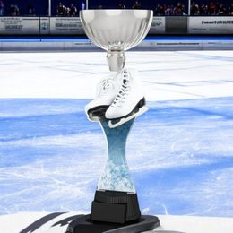 Montreal Ice Skates Silver Cup Trophy