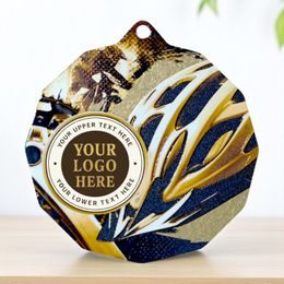 Dodeca Mountain Bike Stainless Steel Logo Insert Medal