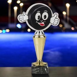 Capri Childrens Ice Hockey Puck Trophy