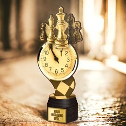 Frontier Classic Real Wood Chess Trophy