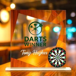 Eloise Darts Full Colour Printed Glass Award