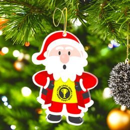 Santa Shirt Reveal Custom Made Printed Bauble