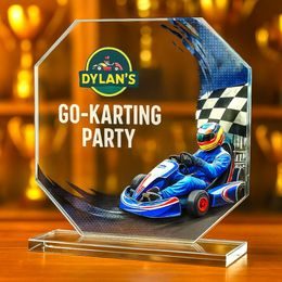 Hopper Go Karting Glass Award