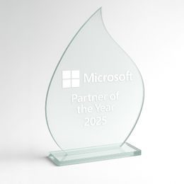 Mirador Engraved Glass Award