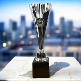 Montague Silver Logo Insert Laser Cup