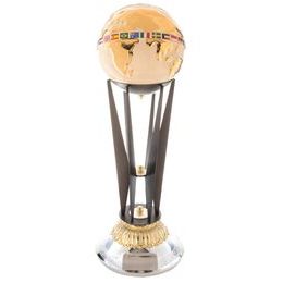 King Titanium Metal & Ceramic Globe Award