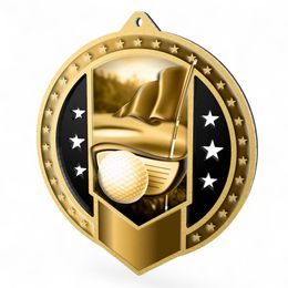 Sentinel Classic Golf Stainless Steel Medal