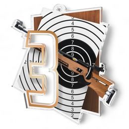 Poznan Rifle Shooting Number 3 Medal
