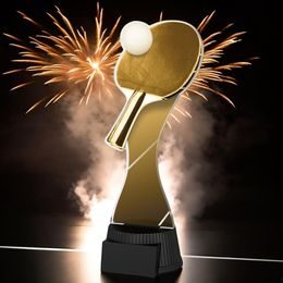 Classic Toronto Table Tennis Paddle and Ball Trophy