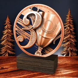 Holt Classic 3rd Place Real Wood Trophy