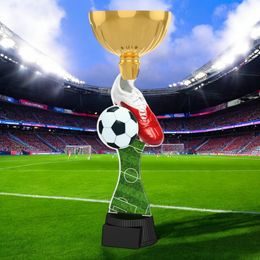 Vancouver Football Boot and Ball Gold Cup Trophy