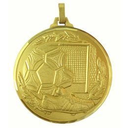 Diamond Edged Football Gold Medal