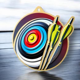 Aurum Archery Stainless Steel Medal