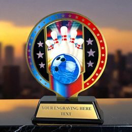 Sentinel Stainless Steel Ten Pin Bowling Trophy