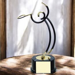 Valencia Tennis Player Handmade Metal Trophy