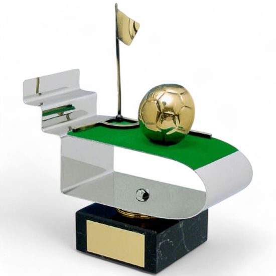 Eibar Football Corner Flag Handmade Metal Trophy