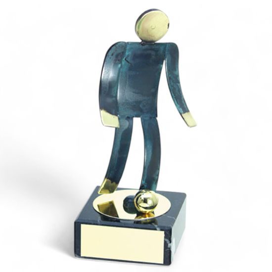 Toledo Football Player Handmade Metal Trophy