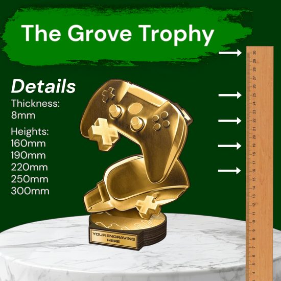 Grove Classic eSport Real Wood Trophy