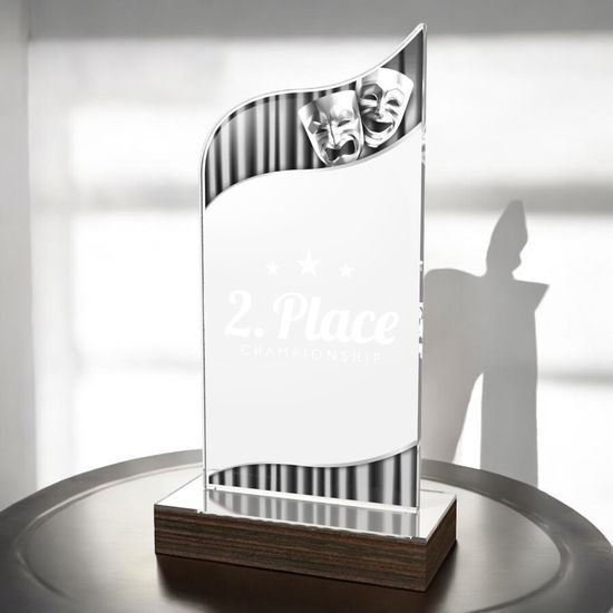 United Drama Acrylic Wood Fusion Trophy