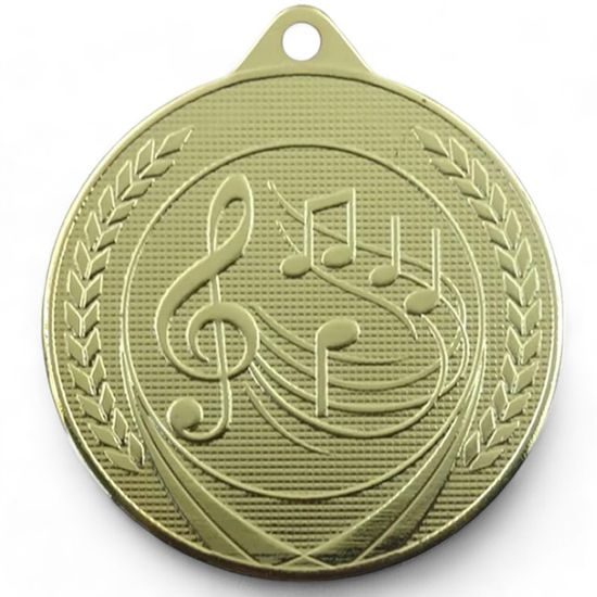 Champion Embossed Music Gold Medal